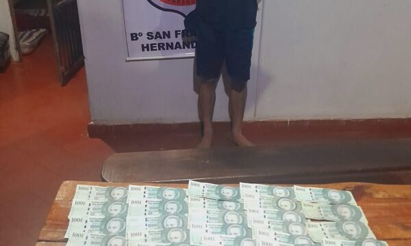 Capturan a ratero y recuperan dinero robado