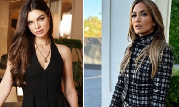 ¿Le copió? Nadia Ferreira lleva el mismo vestido que JLo y dicen que una lo lució mejor