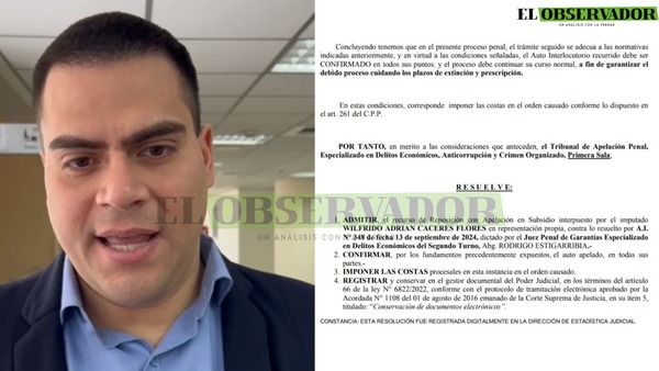 Imputación contra exjefe de Gabinete de “Nenecho” cumple con todos los requisitos legales, según Cámara 