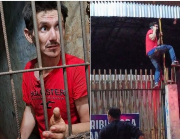 Robo fallido: ladrón trepó la reja de una distribuidora y fue sorprendido por el dueño - ADN Digital