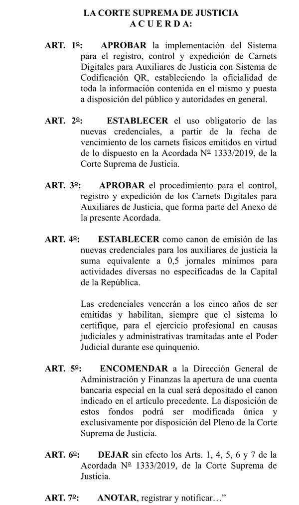 Nuevo sistema para registro y expedición de Carnets Digitales para Auxiliares de Justicia, con código QR