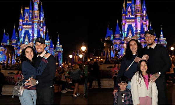 [GALERÍA] ¡El capitán albirrojo vacaciona con su familia en Disney!