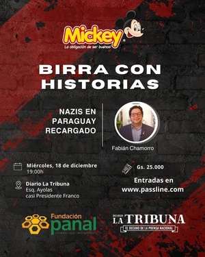 Birra con historias regresa con “Nazis en Paraguay Recargado"