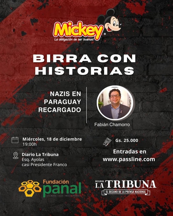 Birra con historias regresa con “Nazis en Paraguay Recargado"