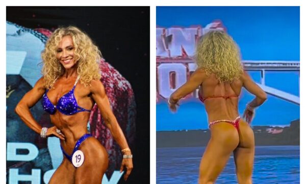 Doña de 50 años es campeona fitness y la acusaron de usar silicona en la cola