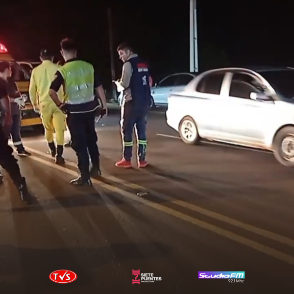 PEATÓN PIERDE LA VIDA TRAS SER EMBESTIDO POR UN VEHÍCULO EN CORONEL BOGADO - TVS