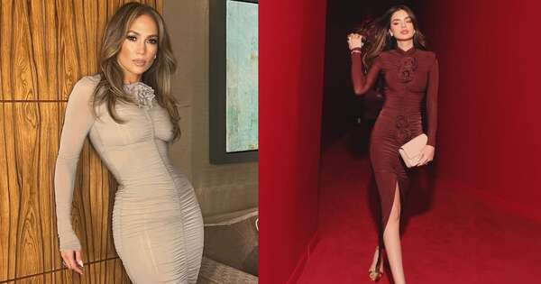 La Nación / Acusan a Nadia Ferreira de copiar look de Jennifer López