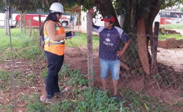 Obras en Presidente Franco: piden tener cuidados con niños