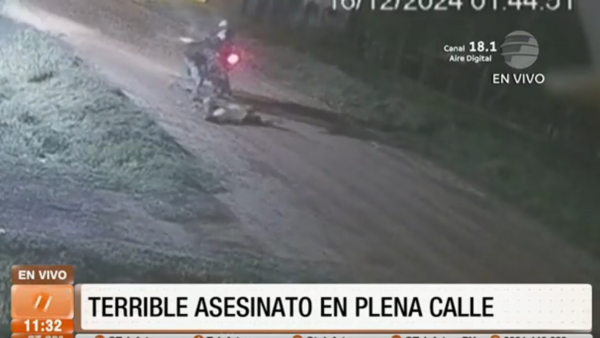 Amambay: Terrible asesinato en plena calle