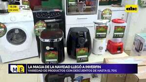 La magia de la Navidad llegó a Inverfin: descuentos de hasta el 70% en una variedad de productos - Mundo empresarial - ABC Color