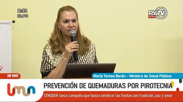 CENQUER presenta campaña de prevención de quemaduras por pirotecnia • RADIO NACIONAL