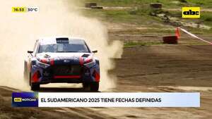 ABC Motor: el Rally FIA-CODASUR 2025 ya tiene fechas definidas - ABC Noticias - ABC Color