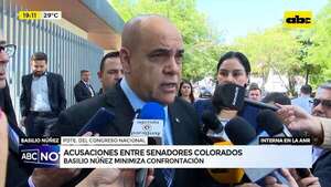 Video: confrontación entre colorados es solo una “disidencia ínfima”, sostiene Bachi Núñez - ABC Noticias - ABC Color