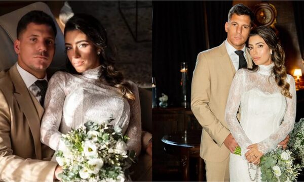 [GALERÍA] ¡El arquero Gaspar Servio pasó avei al equipo de los casados!