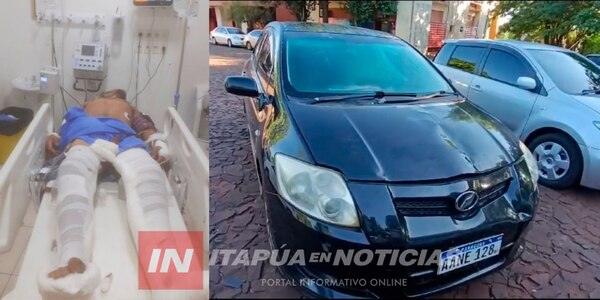 CONDUCTOR QUE ATROPELLÓ Y ABANDONÓ A PEATÓN ES POLICÍA - Itapúa Noticias