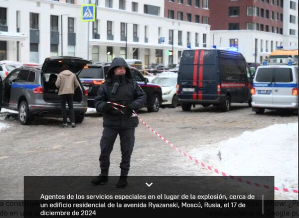 Un alto cargo de Defensa rusa muere en un atentado terrorista en Moscú