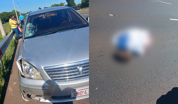 Peatón muere tras ser atropellado por vehículo en Caaguazú - Noticiero Paraguay