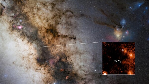 Detectan la primera estrella binaria cerca de un agujero negro supermasivo
