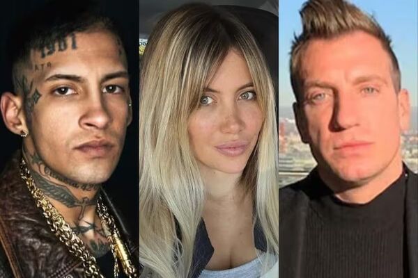 ¡Wanda Nara compartió una foto desayunando con su novio L-Gante y su ex, Maxi López!
