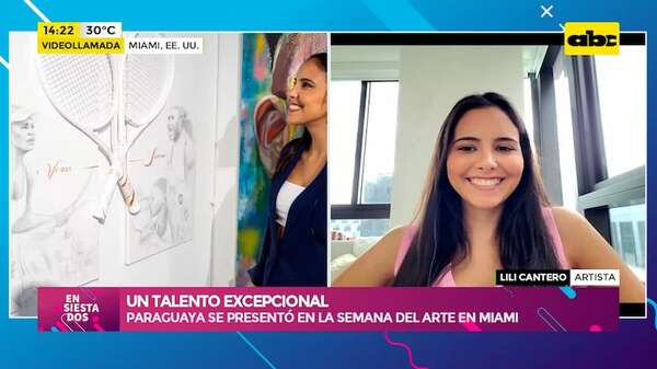 Un talento excepcional: Lili Cantero brilla en la Semana del Arte de Miami - Ensiestados - ABC Color
