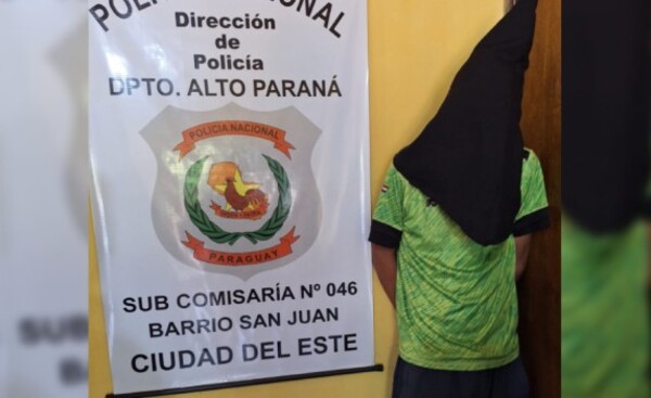 Agredió con arma blanca y golpeó a su hijastra por negarle G. 10 mil