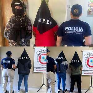 “Operativo Partisano”: tres colombianos y una paraguaya detenidos por supuesta usura, extorsión y asociación criminal - Policiales - ABC Color