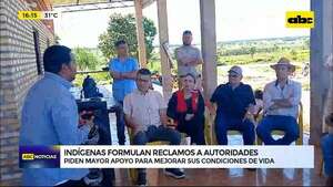 Video: indígenas de San Pedro reclaman mejores condiciones de vida a autoridades - ABC Noticias - ABC Color