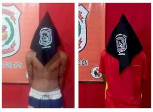 Capturan a dos hombres por robo agravado en el barrio Ricardo Brugada - Policiales - ABC Color