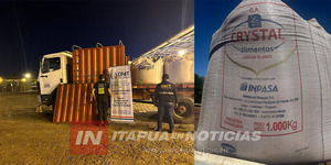  INCAUTAN CAMIÓN CON FERTILIZANTES SIN DOCUMENTACIÓN SOBRE RUTA PY06  - Itapúa Noticias