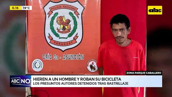 Violento asalto en Parque Caballero: hieren a un hombre y roban su bicicleta - ABC Noticias - ABC Color