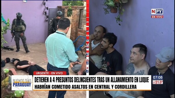 Exintegrante de la banda de Jakare Po detenido durante allanamiento