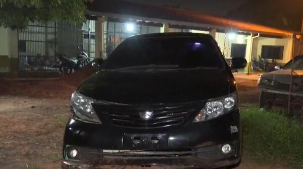 Atropellaron barrera de la Caminera y fueron detenidos en Capiatá