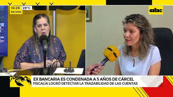 Oficial de cuentas estafó a su banco y fue condenada a cinco años de cárcel - ABC Noticias - ABC Color