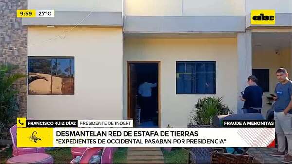Manejo irregular de tierras en el Chaco: esto dice el presidente del Indert - ABC Noticias - ABC Color
