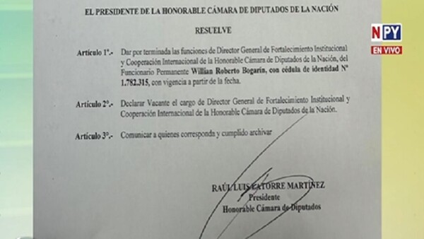 Expulsan a director del Congreso tras ser detenido por estafa a colonos en San Pedro