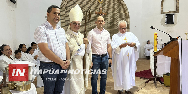 MUNICIPALIDAD DE CAMBYRETÁ ENTREGA APORTE PARA LA PARROQUIA SAN MIGUEL ARCÁNGEL - Itapúa Noticias