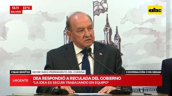 Errático proceder del Gobierno: ahora pide anular ruptura Senad-DEA - ABC Noticias - ABC Color