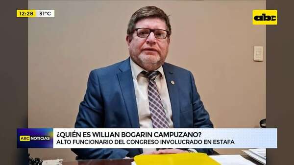 Video: este es Willian Bogarín Campuzano, el funcionario del Congreso detenido por millonaria estafa - ABC Noticias - ABC Color