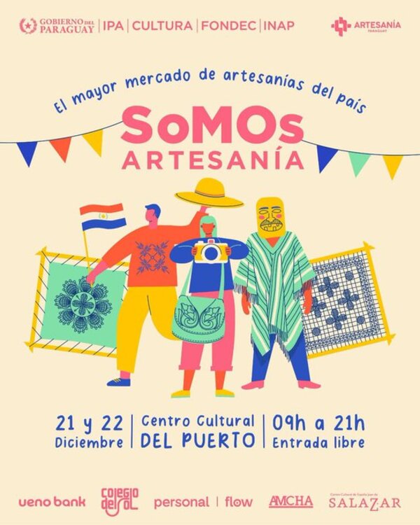 Feria «Somos Artesanías» se realiza el 20 y 21 de diciembre en el Puerto de Asunción • RADIO NACIONAL