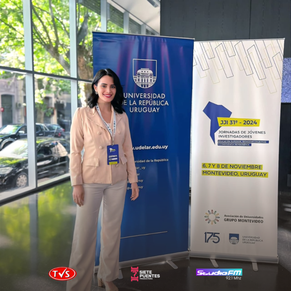 EGRESADA DE MATEMÁTICAS REPRESENTA A PARAGUAY EN JORNADA INTERNACIONAL DE JÓVENES INVESTIGADORES - TVS