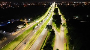 Habilitaron iluminación pública en Ciudad del Este y Minga Guazú