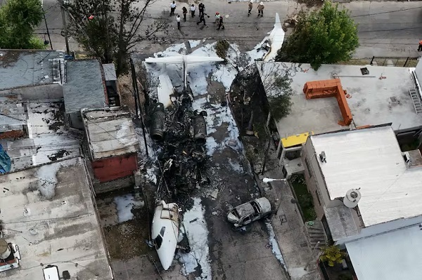 Avión privado se accidenta en San Fernando, Argentina: dos fallecidos