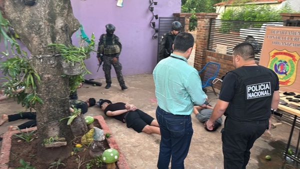 Ex miembro de banda criminal detenido junto a tres cómplices en Luque