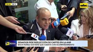 Video: Cartes respondió “con una sonrisa” a la propuesta de ser reelecto al frente de la ANR, según Bachi - ABC Noticias - ABC Color