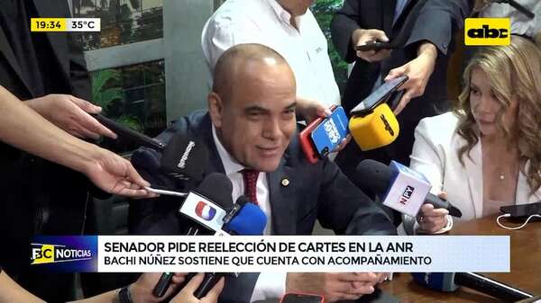 Video: Cartes respondió “con una sonrisa” a la propuesta de ser reelecto al frente de la ANR, según Bachi - ABC Noticias - ABC Color