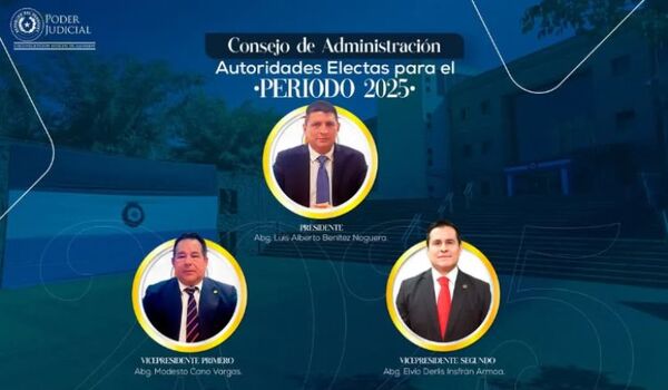 Luis A. Benitez Noguera, reelecto como máxima autoridad judicial de Amambay