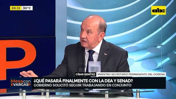 Reculada del Gobierno en cooperación con la DEA fue una “reconsideración beneficiosa”, dice ministro - Mesa de Periodistas - ABC Color