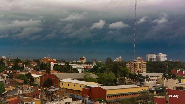 Jueves con tormentas sobre el país