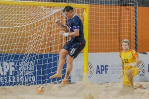 Una victoria y una derrota de Paraguay ante Rusia en futbol playa - 1000 Noticias
