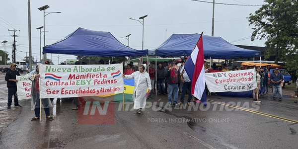 POBLADORES DE NVA. ALBORADA EN PIE DE GUERRA CONTRA LA EBY - Itapúa Noticias